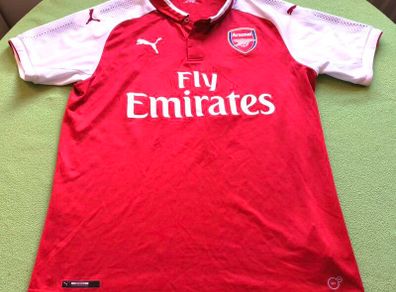 ,2017/18 Arsenal Puma #Aubameyang Jersey Size M Adults