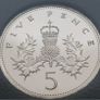 Royal Mint United Kingdom 1987 Proof Coin Collection Red Leather Case Coa Image 6
