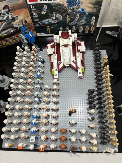 Lego starwars clone bundle with collectable figures