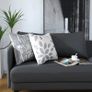 Cushion Covers,Cushion Covers 45 x 45 set of 4 Grey Square Throw Pillow Case cushion covers 18x18 4Pack For Outdoor Patio Garden Blench Living Room Sofa Farmhouse Decor Image 2