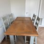 Oak Table and Chairs (extending) Image 5