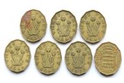 Great Britain Threepenny Bits - Vintage Set