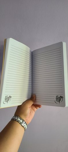 Harry Potter Lined Note Book in Black