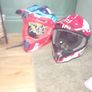 two off Rd bike helmets Image 2