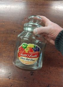 Vintage Glass Sweet Jar