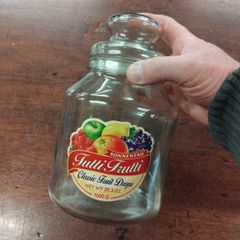 Vintage Glass Sweet Jar