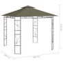 Gazebo 3x3x2.7 m Taupe 160 g/m Sq Image 5
