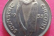 Ireland 1933  3 pence coin in UNCIRCLULATED Condition