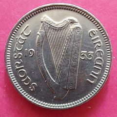 Ireland 1933  3 pence coin in UNCIRCLULATED Condition