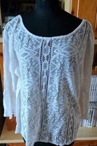 Cheeks White Lace Top