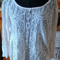 Cheeks White Lace Top