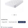 King size bed with mattress Image 3