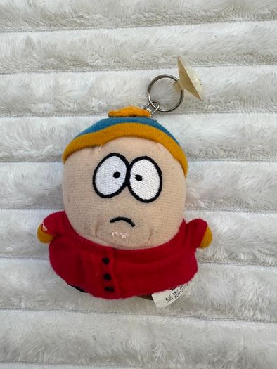 South Park 2000 Eric Cartman plush key keychain for car/window approx. 10 cm. Used Please see photos