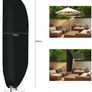 Parasol Cover Waterproof Cantilever Parasol Cover 3m Banana Parasol Cover Cantilever Windproof Garden Parasol Covers Large(265cm X 40/50cm) Image 3