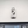 Vintage 925 Sterling Silver Mackintosh Style Geometric Scroll Brooch Image 10
