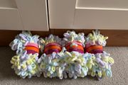 4 balls of loop finger knitting yarn wool 100g each