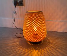 Wicker lamp