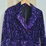 Zara Sparkly Sequin Dress Size Large Image 8