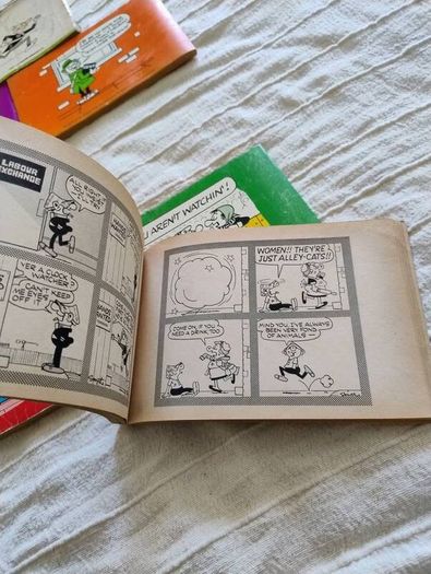 Andy Capp vintage cartoon illustration books x 7 in total 1965 to 1978 in used condition with all pages intact see photos FREE STANDARD POSTAGE INCLUDED