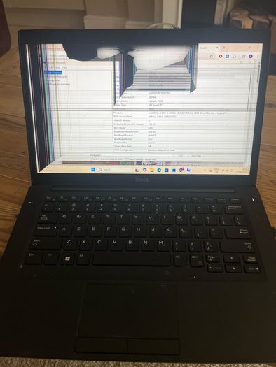 Dell Latitude 7490 i5. 16GB RAM / 500GB SSD Fully Working (Screen Damaged)