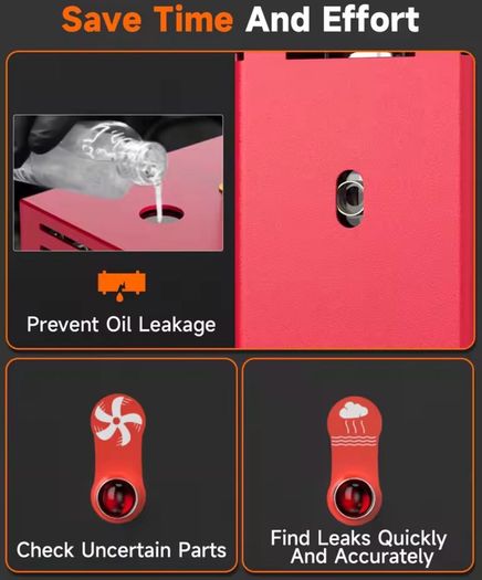 ANCEL S300 Automotive Smoke Machine EVAP Smoke Leak Detector for Car Motorcycle Vacuum Tester Oil Fuel Pipe Leakage Locator