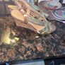 Nalu Faux Cork Gold wedges Image 2