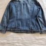 Vintage denim cotton faux fur warm lined jacket with three pockets in very good condition see last three photos for exact measurements FREE STANDARD POSTAGE INCLUDED Image 3