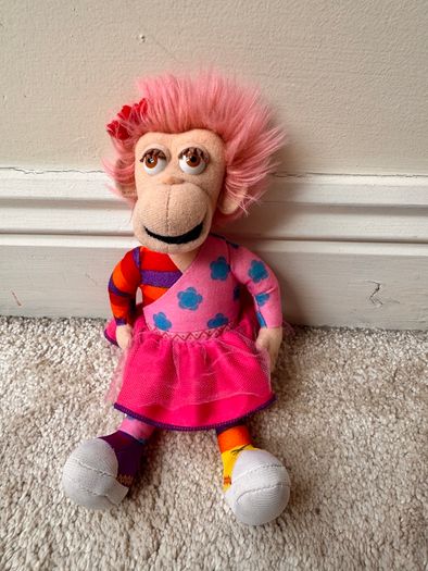 Zingzillas Panzee Soft Plush Cbeebies 2009 Mini approx. 22 cm. Vivid Used Dirty Please see photos