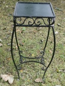 wrought Iron plant table