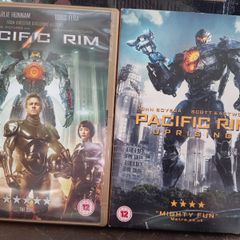 Pacific Rim & Pacific Rim: Uprising Dvd Collection Sci-fi Action Idris Elba