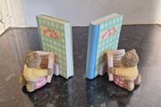 Two lovely childrens bookends see dimensions