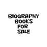 Biographies  For Quick Sale Image 2