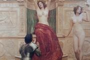 An Original Rare Print from Picture Relics - In the Venus Burg by JOHN COLLIER Dated 1901