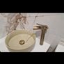 UG Basin Mixer Tap, Waterfall Effect - Antique look Image 3
