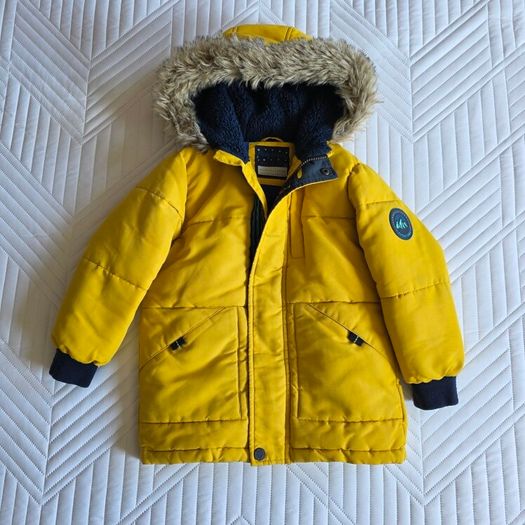 Next | Yellow Padded Coat | 4-5 years | 110cm | RRP 47e