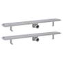 Linear Shower Drain 2 pcs Wave 930x140 mm Stainless Steel Image 2