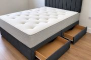 Divan Double &amp; King Size Bed Frame With Mattress