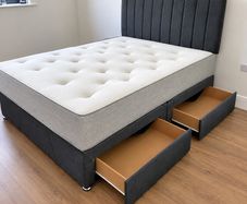 Divan Double & King Size Bed Frame With Mattress