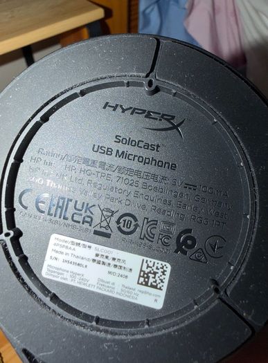 HyperX SoloCast USB Gaming Microphone Black