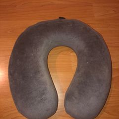 Grey travel cushion