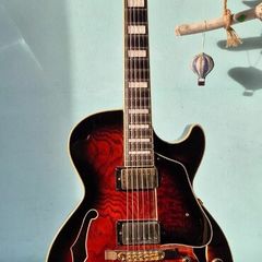Ibanez AG95QA DBS  Hollow Body Electric Guitar