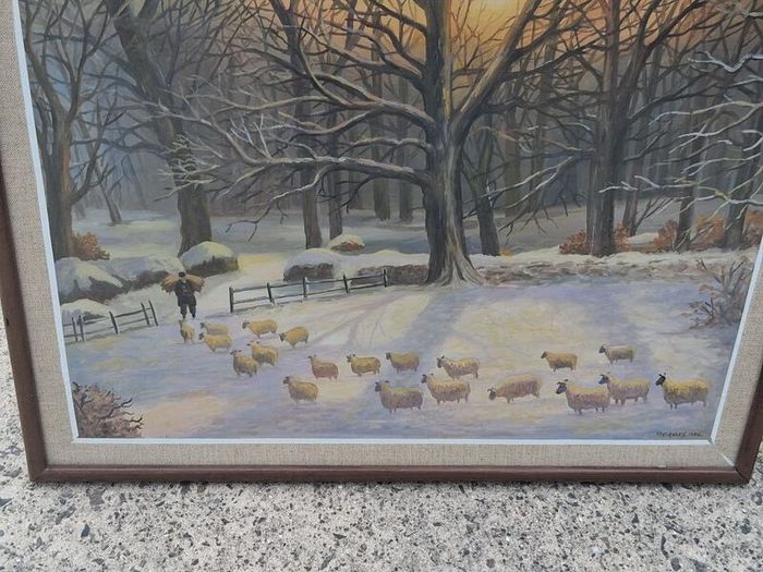 2 X Tom Mc Assey Oil On Board Original Irish Paintings