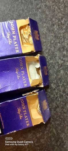 3 x ciragrette boxes 10s rare enough with gold foil paper inside, see pictures for condition, used,,collectors items,,,take as is ,buyer collects or pays postage thank you,