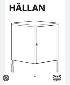 Brand new in the box Ikea Cabinet Hallan 45cm by 50cm