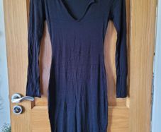 I Saw It First Black Long Sleeve Mini Dress