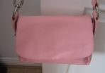 pink leather bag, used a few times
