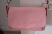 pink leather bag, used a few times