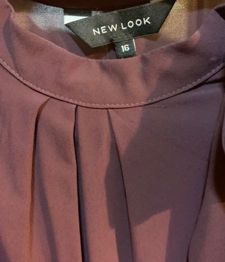 NEW LOOK Top Tie bow neckline Size16