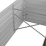 Garden Raised Bed Brown 240x80x77 cm Galvanised Steel Image 2
