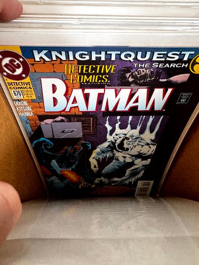 Detective Comics Batman Long Comic Box w 215 comics for Sale